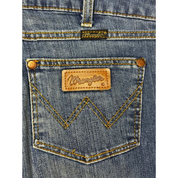 Wrangler Retro Women's Mae Midrise Megan Bootcut Denim Jeans - Size 30x32 - Picture 3 of 5